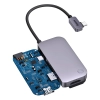 Uniwersalny HUB USB do tabletu / smartfona 4w1 USB-C Baseus PadJoy - ciemnoszary