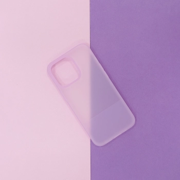 Kingxbar Plain Series etui pokrowiec do iPhone 13 Pro Max silikonowa obudowa fioletowy