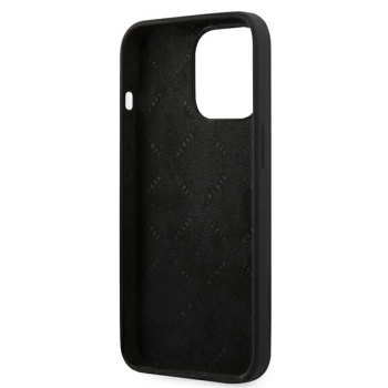 Etui Guess Silicone 4G Logo na iPhone 13 Pro / iPhone 13 - czarne