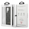 Etui Guess 4G Metal Gold Logo na Samsung Galaxy S24 Ultra - czarne