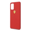 Etui Ferrari Silicone na Samsung Galaxy S20+ - czerwone