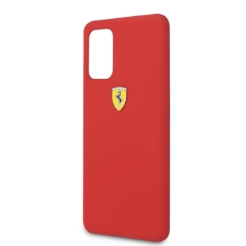 Etui Ferrari Silicone na Samsung Galaxy S20+ - czerwone