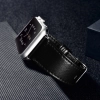 iCarer Leather Vintage opaska pasek z naturalnej skóry do zegarka Watch 3 38mm / Watch 2 38mm / Watch 1 38mm ciemnoniebieski (RIW117-DB（38）)