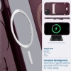 Etui Caseology Parallax Mag z MagSafe na iPhone 15 - burgundowe