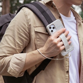 Etui Uniq Heldro na iPhone 12 Pro Max - beżowe moro
