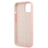Etui Guess Silicone 4G Logo na iPhone 13 mini - różowe