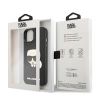 Etui Karl Lagerfeld 3D Rubber Karl's Head na iPhone 13 mini - czarne