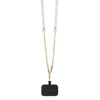 Etui Guess Crossbody 4G Metal Logo na iPhone 14 - różowe