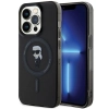 Etui Karl Lagerfeld IML Ikonik MagSafe do iPhone 15 Pro Max - czarne