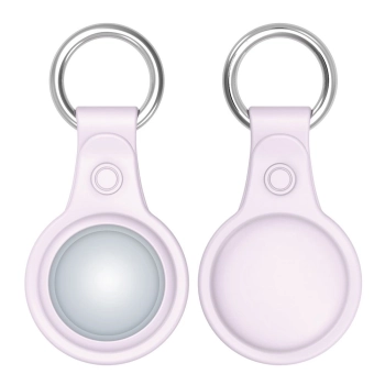 Dux Ducis zestaw 4x silikonowe etui brelok zawieszka case do lokalizatora Apple AirTag (4 kolory: czarny, zielony, różowy, niebieski)