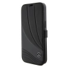 Etui Mercedes Leather Wave Patern na iPhone 15 - czarne