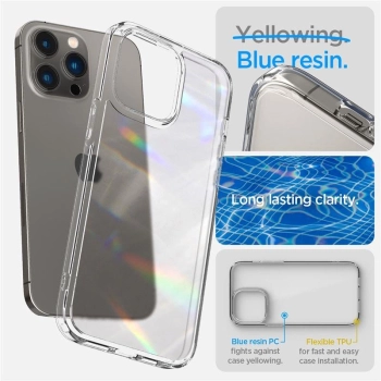 Etui Spigen Ultra Hybrid na iPhone 14 Pro Max - matowo-przezroczyste