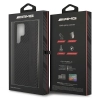 Etui AMG Carbon Stripe&Embossed na Samsung Galaxy S22 Ultra - czarne