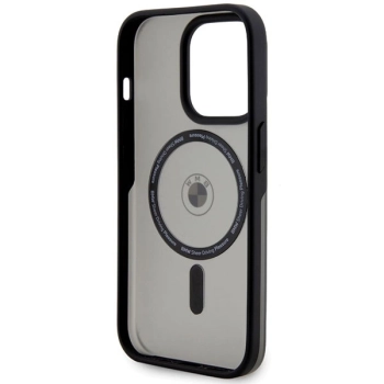 Etui BMW Signature MagSafe na iPhone 14 Pro - czarne