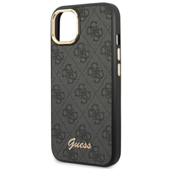 Etui Guess 4G Vintage Gold Logo na iPhone 14 - czarne
