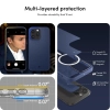 Etui Spigen Cyrill Kajuk Mag z MagSafe na iPhone 15 Pro Max - granatowe