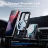 Etui ESR Classic Kickstand Halolock z MagSafe na iPhone 15 Pro - przezroczysto-czarne