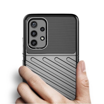 Thunder Case elastyczne pancerne etui pokrowiec Samsung Galaxy A52s 5G / A52 5G / A52 4G czarny