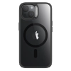 Etui ESR Classic Hybrid Halolock z MagSafe na iPhone 15 - przezroczysto-czarne