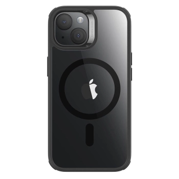 Etui ESR Classic Hybrid Halolock z MagSafe na iPhone 15 - przezroczysto-czarne