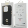 Etui Guess Silicone Logo Strass 4G na iPhone 14 Pro - czarne