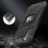Wozinsky Ring Armor pancerne hybrydowe etui pokrowiec + magnetyczny uchwyt Samsung Galaxy S21 FE czarny