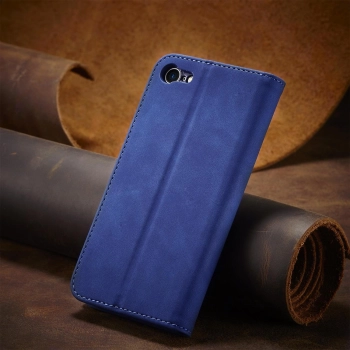 Magnet Fancy Case etui do iPhone SE 2022 / SE 2020 / iPhone 8 / iPhone 7 pokrowiec portfel na karty kartę podstawka niebieski