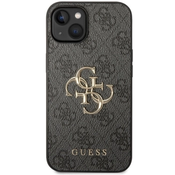 Etui Guess 4G Big Metal Logo na iPhone 15 Plus - szare