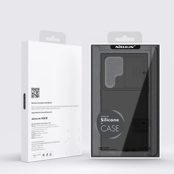 Nillkin CamShield Silky Magnetic Case etui do Samsung Galaxy S23 Ultra pokrowiec z MagSafe z osłoną na aparat czarne