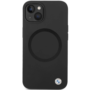 Etui BMW Signature Liquid Silicone MagSafe na iPhone 14 - czarne