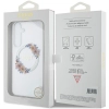 Etui Guess IML Flowers Wreath MagSafe na Samsung Galaxy S24+ - przezroczyste