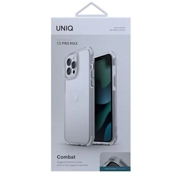 Etui Uniq Combat na iPhone 13 Pro Max - przezroczyste