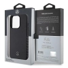 Etui Mercedes Smooth Leather na iPhone 15 Pro Max - czarne