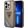 Etui Guess Liquid Glitter Palm Collection na iPhone 14 Pro Max - czarne