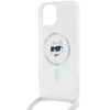 Etui Karl Lagerfeld IML Choupette Head&Cord MagSafe na iPhone 15 / 14 / 13 - przezroczyste