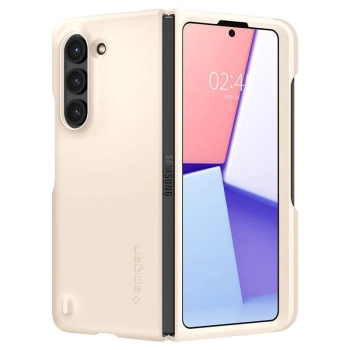 Etui Spigen Thin Fit Pen na Samsung Galaxy Z Fold 5 - beżowe