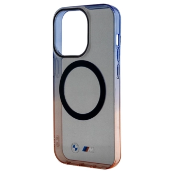 Etui BMW Gradient Bumper MagSafe na iPhone 15 Pro - szare