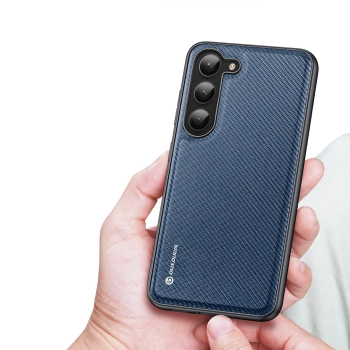 Dux Ducis Fino etui Samsung Galaxy S23+ pokrowiec z silikonową ramką niebieskie