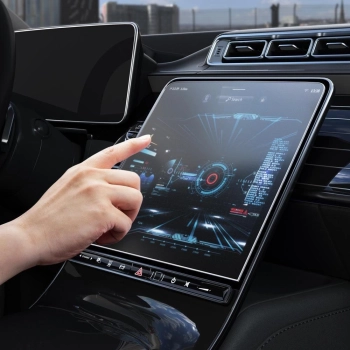 Szkło hartowane Spigen Glas.tR EZ Fit do samochodu Mercedes S-Class 2021