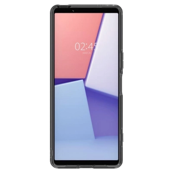 Etui Spigen Ultra Hybrid na Sony Xperia 1 V - ciemnoszare (wzór Zero One)