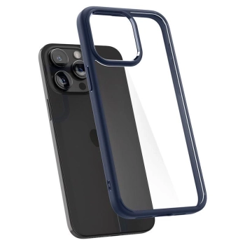 Etui Spigen Ultra Hybrid na iPhone 15 Pro - niebieskie