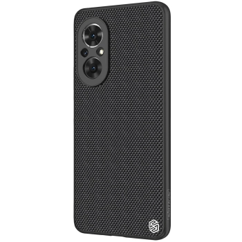 Nillkin Textured Case wytrzymałe wzmocnione etui z żelową ramką i nylonem na tyle Honor 50 SE czarny