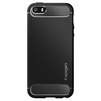 Etui Spigen Rugged Armor na iPhone 5S / SE - czarne