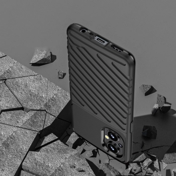 Thunder Case elastyczne pancerne etui pokrowiec OnePlus Nord N20 5G czarny