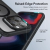 Etui ESR Classic Hybrid Halolock MagSafe na iPhone 15 Pro Max - przezroczysto-czarne