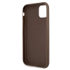 Etui Guess 4G Big Metal Logo na iPhone 11 Pro Max - brązowe