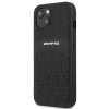 Etui AMG Leather Curved Lines na iPhone 13 - czarne