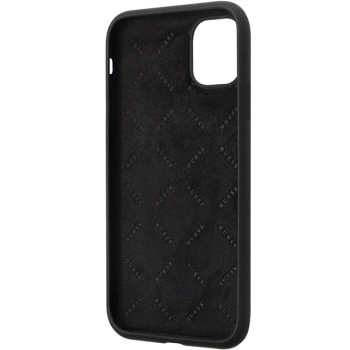 Etui Guess Silicone Logo Strass 4G na iPhone 11 / Xr - czarne