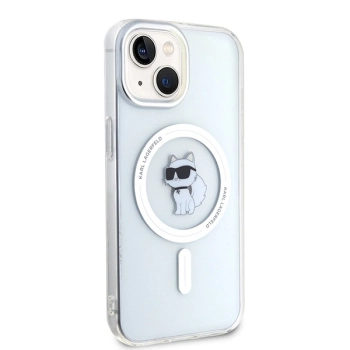 Etui Karl Lagerfeld IML Choupette MagSafe na iPhone 15 - przezroczyste