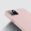 Dux Ducis Grit skórzane etui do iPhone 14 elegancki pokrowiec ze sztucznej skóry (kompatybilne z MagSafe) różowy